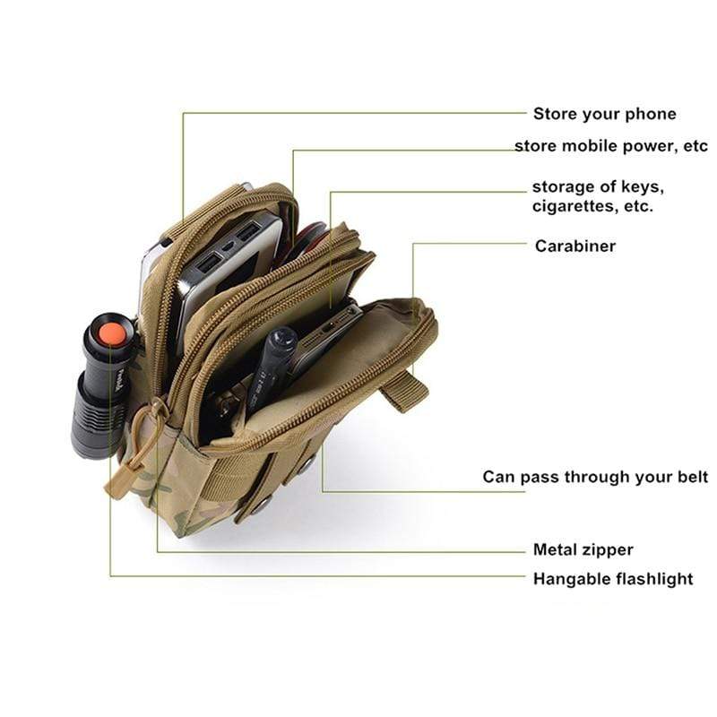 open-black-tactical-military-and-army-waist-belt-bag-for-hiking-climbing-fishing-with-items-inside