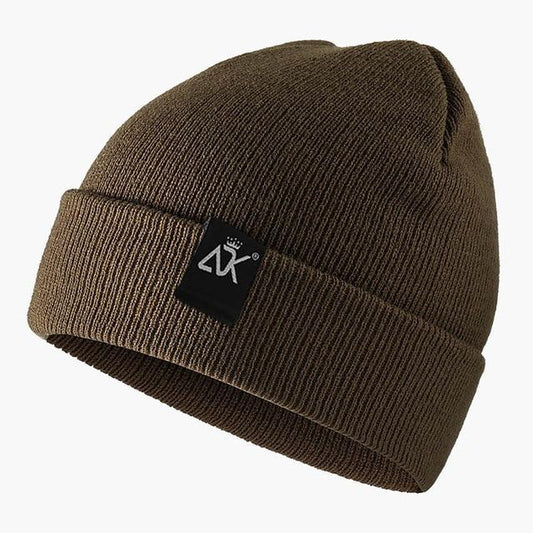 brown-knitted-modern-urban-unisex-warm-hat